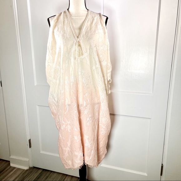 Open shoulder dress / kaftan / cover up - Picture 7 of 11